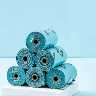 BHQ พร้อมส่ง ถุงขยะ ใส่อึแมว พกพาง่าย 15 ม้วน