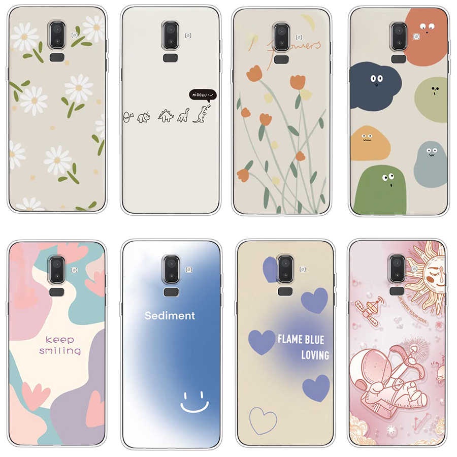 Samsung Galaxy j7 pro j5 2017 J8 2018 A01 เคส TPU นิ่ม ซิลิโคน ป้องกัน เคสโทรศัพท์