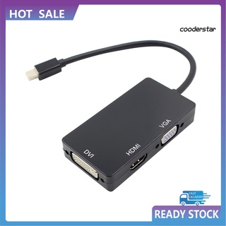 Dn-pj 3 in 1 พอร์ตอะแดปเตอร์ DP เป็น HDMI VGA DVI สําหรับ MacBook Pro Air