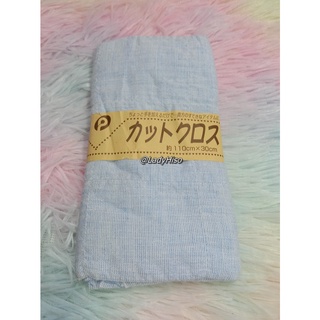 ผ้าเช็ดหน้า พื้นสีฟ้า นำเข้าจากญี่ปุ่น Handkerchief  ผ้าเช็ดหน้าน่ารักๆ