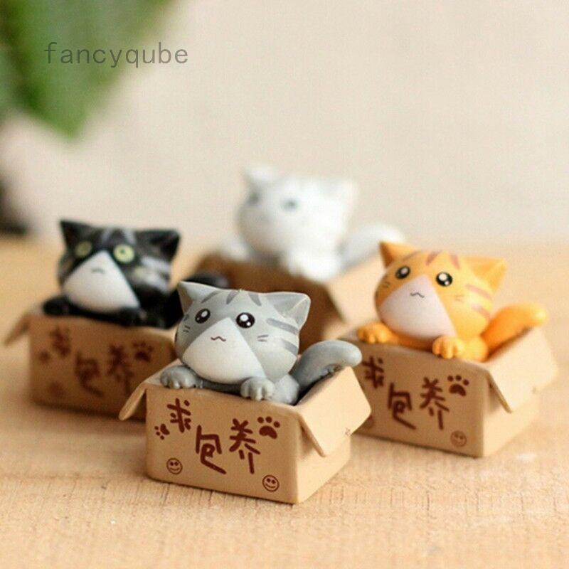 ตุ๊กตาแมวจิ๋ว สำหรับตกแต่งสวน  DIY