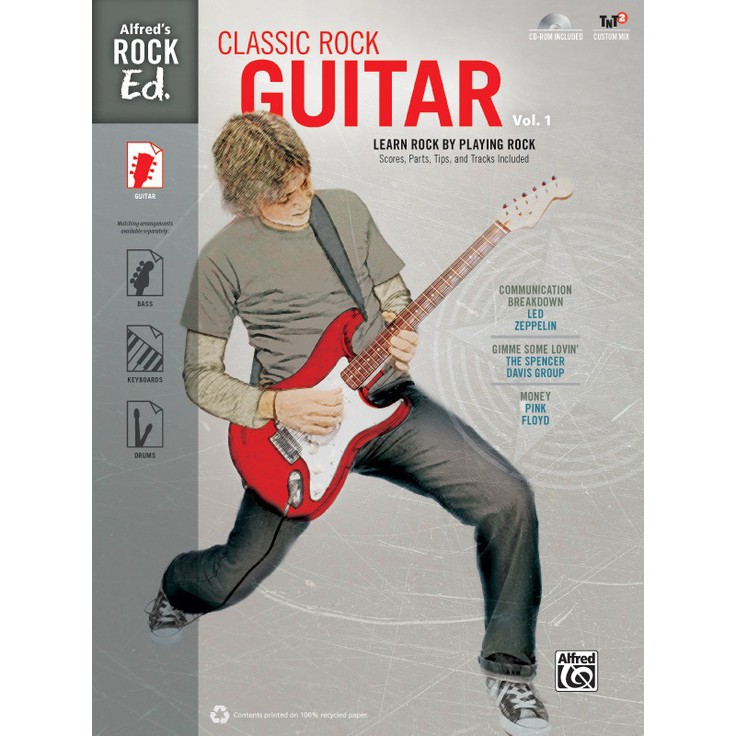 Alfred's Rock Ed.: Classic Rock Guitar, Vol. 1 มี CD