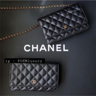 brand​New​ Chanel woc  black  caviar GHW/SHW HL29xxxxxx​ full set  price : 149999฿