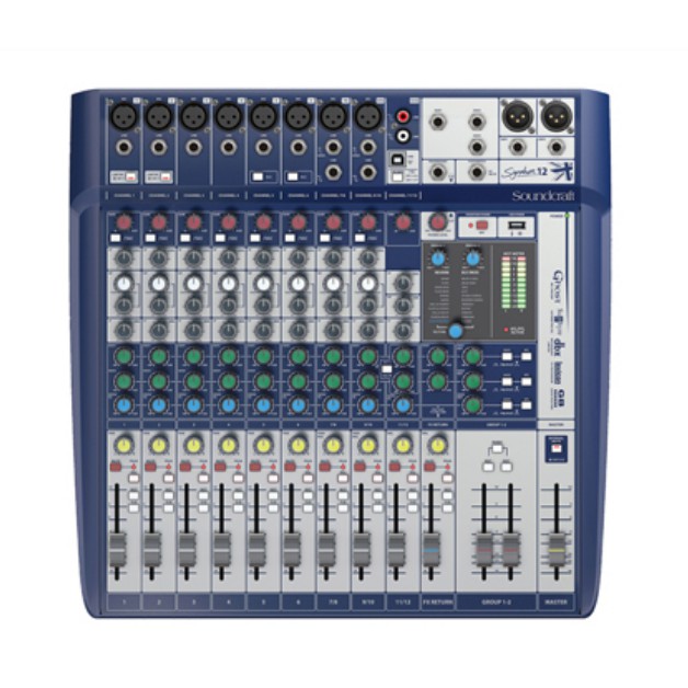 มิกเซอร์Soundcraft	รุ่นSignature 12(เนื่องจากสถานการณ์โควิด-19 กรุณาสอบถามสินค้าก่อนสั่งซื้อ)