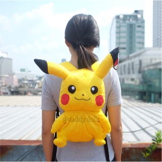 กระเป๋าเป้ ตัว Pikachu ปิกาจู Pokemon โปเกม่อน 13นิ้ว โปเกมอน