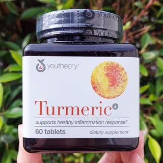 ขมิ้นชันสกัด Turmeric 60 Tablets (Youtheory®)