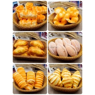 ขนมปังปลอม โมเดลขนมปังปลอม ขนาดเท่าขนมจริง สัมผัสนิ่ม มีกลิ่นหอม ตกแต่งร้าน พร็อพถ่ายรูป โมเดลเสมือนจริง ไม่ใช่สกุชชี่