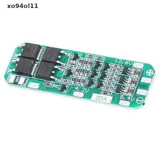 Xo94ol 3S 20A Li-ion แบตเตอรี่ลิเธียม 18650 PCB BMS บอร์ดป้องกันเซลล์ 12.6V