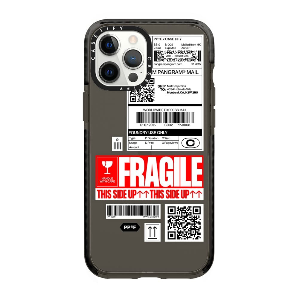 Pangram Pangram X CASETiFY FRAGILE Impact Case สินค้าพร้อมส่ง