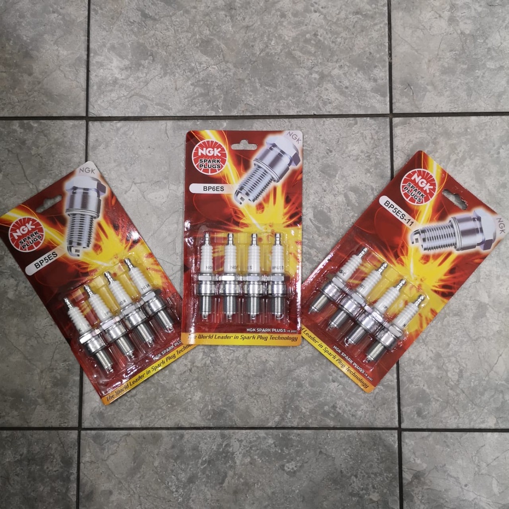 SPARK PLUG NGK BP5ES BP6ES BP5ES-11 PROTON SAGA ISWARA 12V WIRA 1.3 1.5 (4PCS)