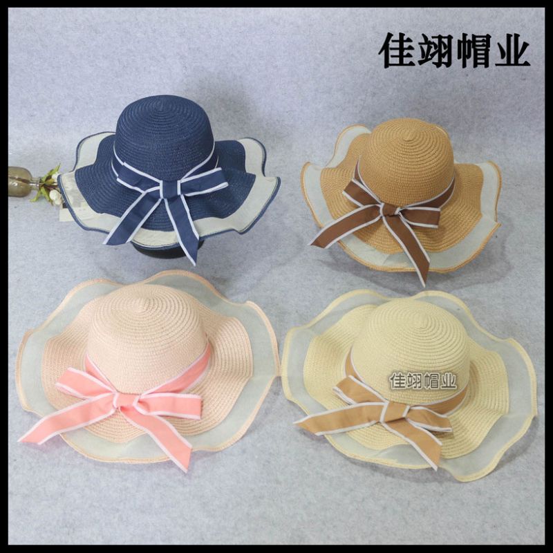 ฺB058 [พร้อมส่งจากไทย] หมวกบักเก็ต ปีกกว้าง สำหรับผู้หญิง ราคา ถูกที่สุด ดีลบีเคเค