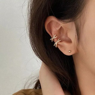 ต่างหูหนีบ คริสตัล • Crystal Ear cuff