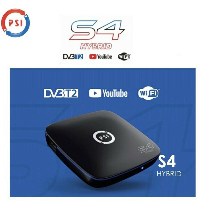 กล่องดิจิตอล เสียบเสาอากาศ PSI S4 Hybrid (ใช้กับเสาอากาศก้างปลา และ ต่อไวไฟ)