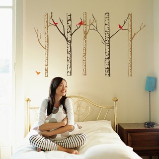 Wallsticker Removable DIY for Home Decor สติ๊กเกอร์ใส ติดผนังบ้าน