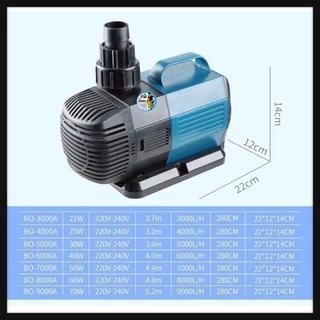 ปั๊มน้ำประหยัดไฟ SOBO รุ่น BO 3000A/4000A/5000A/6000A/7000A/8000A/9000A ปั๊มน้ำตู้ปลา ปั๊มน้ำบ่อปลา ปั๊มน้ำพุ
