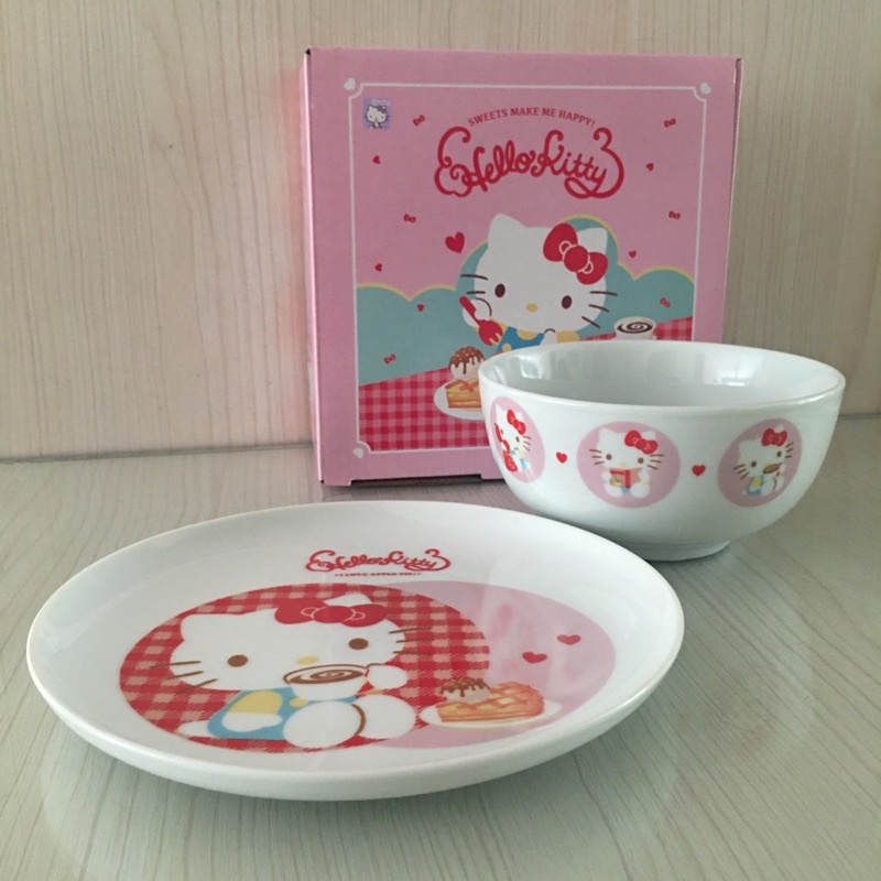 ชุดจานและชามเซรามิก Unilever X Sanrio Hello Kitty