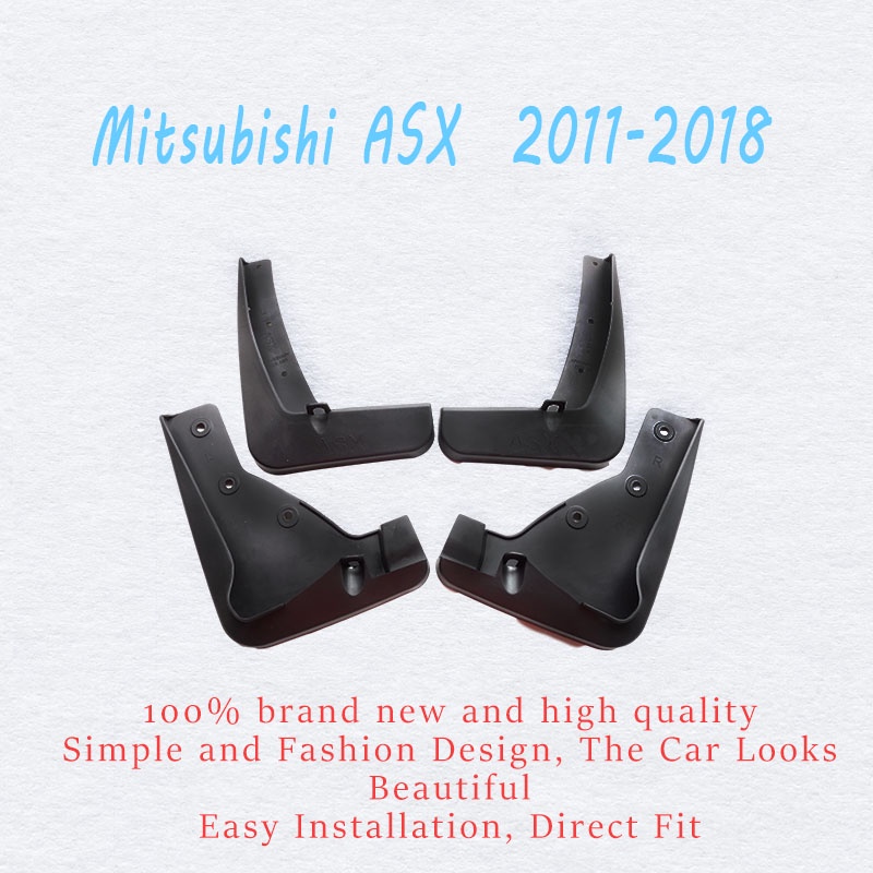 Car Mud-flaps for Mitsubishi ASX mudgaurds splash guard mudguard car ...
