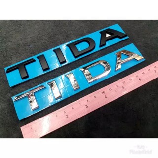 NISSANโลโก้ TIIDA สำหรับติดท้ายรถยนต์ TIDA