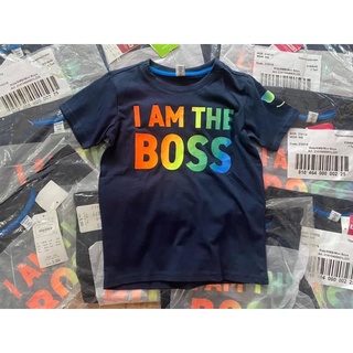 เสื้อยืดเด็ก ลาย I am the boss งานแท้