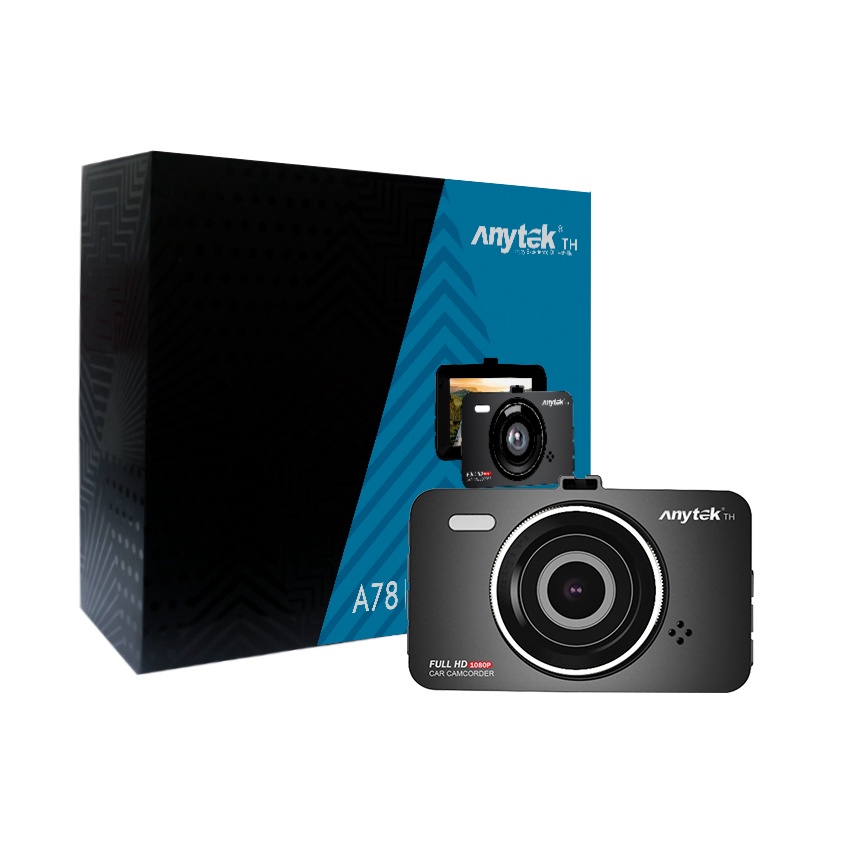 Anytek A78 กล้องติดรถยนต์กล้องหน้าอย่างเดียว CAR DVR FHD1080P