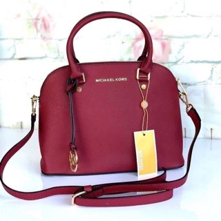 💯 Michael Kors Fectory  Saffiano Leather Satchel Bag🍭