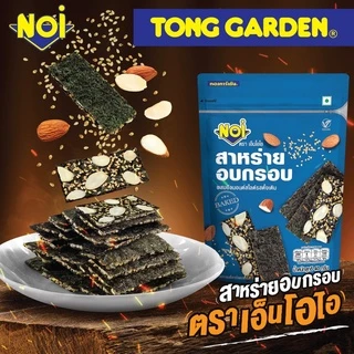 Tonggarden สาหร่ายอบกรอบผสมอัลมอนด์สไลด์รสดั้งเดิม 40 กรัม