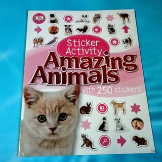 หนังสือใหม่ปกอ่อน Sticker Activity Amazing Animals