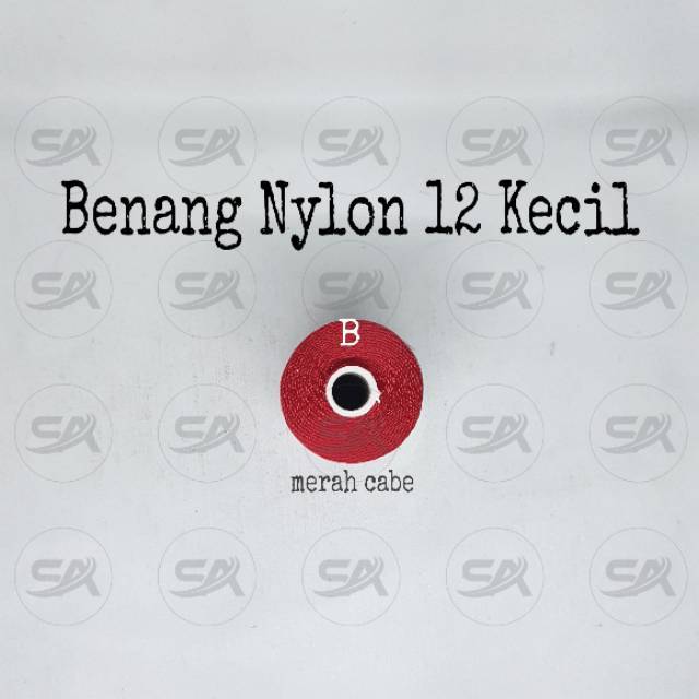[RETAIL] NYLON THREAD NO. 12 SMALL / NYLON 12 PIN CAP (CONS)