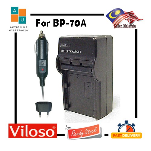 แบตเตอรี่แบบชาร์จไฟได้ Samsung BP-70A EA-BP70A IA-BP70A Li-Ion