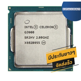 CPU INTEL Celeron G3900 2C/2T Socket 1151 ส่งเร็ว ประกัน CPU2DAY