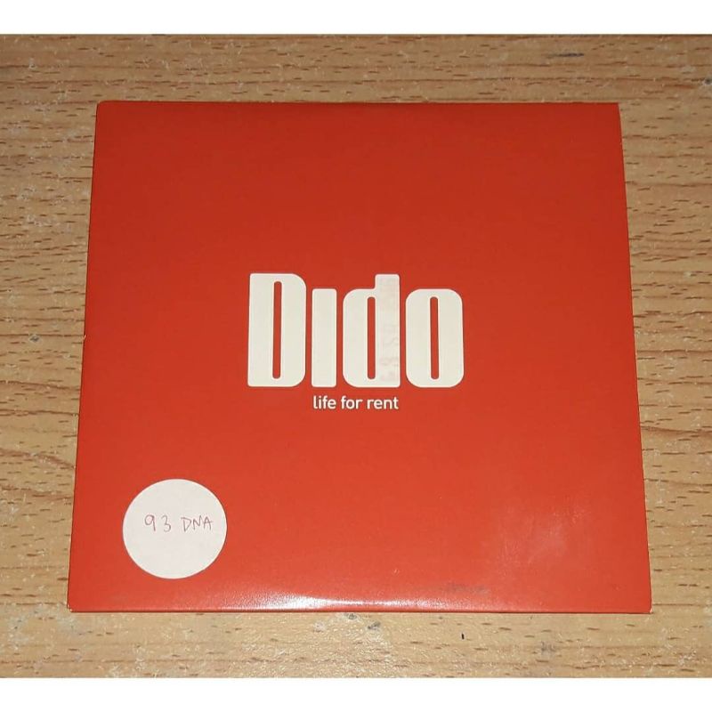 Dido ซีดี Promo CD Single Life For Rent