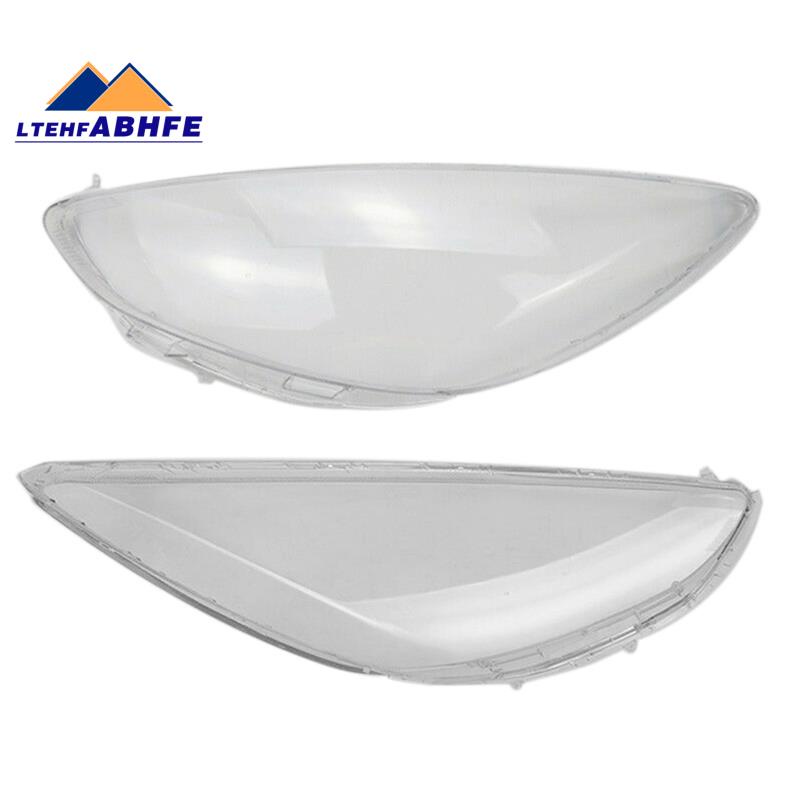 🔥ฝาครอบไฟหน้ารถยนต์ 2 ชิ้นสําหรับ Mazda 2 2007-2012, ซ้ายและขวา