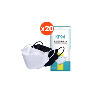 หน้ากากอนามัยทรงเกาหลี KF94 กันฝุ่น กันไวรัส ทรงเกาหลี 3D