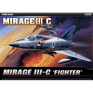 โมเดลประกอบ Academy Model 1/48 AC12247 (1622) MIRAGE IIIC