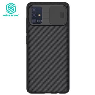 nillkin เคส camshield สําหรับ samsung galaxy a51 ขัดผิวกระจกสีดํา