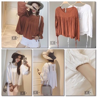 440.- ส่งฟรี🍒 :::trendy wide blouse:::