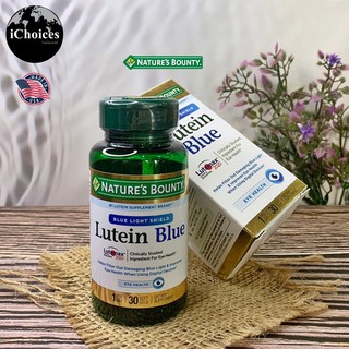 ลูทีน อาหารเสริมสำหรับดวงตา ป้องกันแสงสีฟ้า Natures Bounty® Lutein Blue Eye Health 30 Softgels  #ลูทีน #ซีแซนทีน