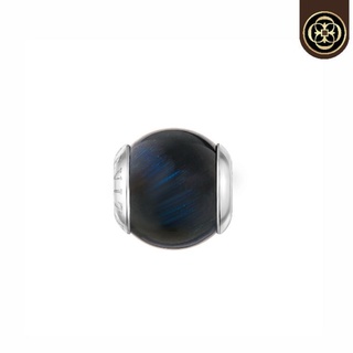 Cheevitwufu Blue Tigers Eye Stone Charm 12-13 mm ชาร์มหินบูลไทเกอร์อายแท้ ขนาด 12-13 มิล