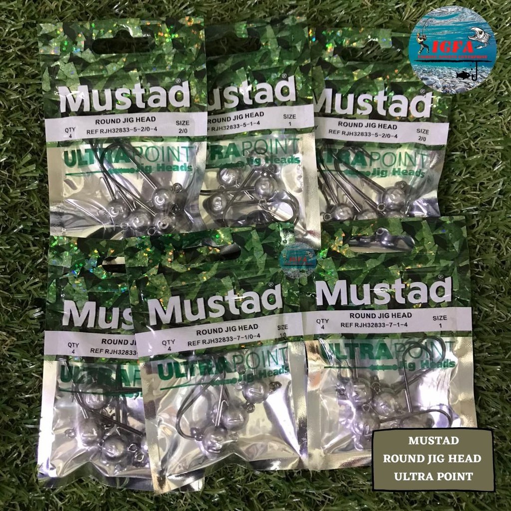 Jig HEAD HOOK MUSTARD RJH32833 IGFAFISHINGSPORTS