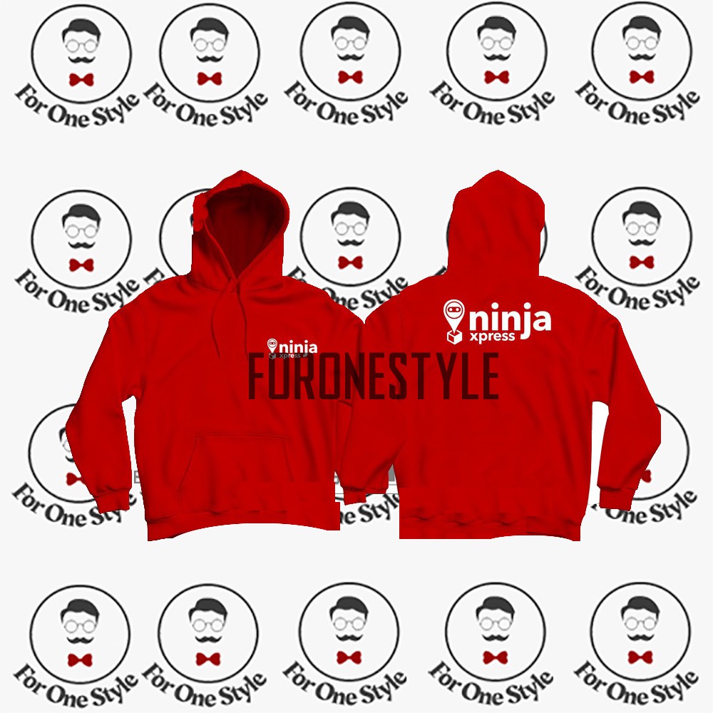 NINJA XPRESS JACKET SHIPPING SERVICE - HOODIE JUMPER NINJA XPRESS COURIER JACKET - NINJA EXPEDITION 