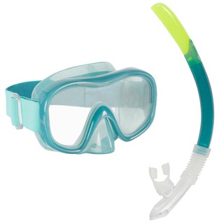 หน้ากากดำน้ำ ชุดหน้ากากดำน้ำและท่อหายใจสำหรับผู้ใหญ่ รุ่น SUBEA Adult’s Diving Snorkelling Mask And Snorkel Kit SNK 520