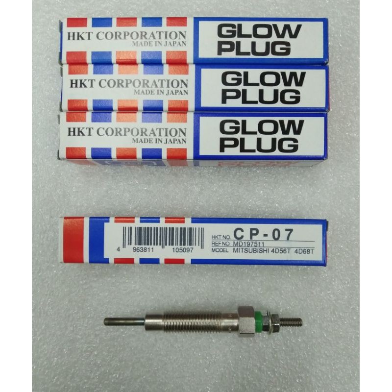 MITSUBISHI PAJERO, WIRA, 4D56T, 4D68 11V GLOW PLUG(CP-07)- 1 SET/4 PCS
