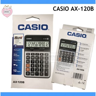 เครื่องคิดเลข CASIO AX-120B [ ของแท้ ]