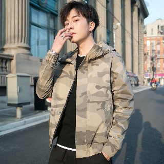 เสื้อแจ็คเก็ต พลางน้ำตาล (ผ้า Poly)