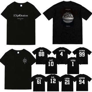 [S-5XL] Pre เสื้อยืด EXO PLANET#5 FANMADE Hot Sale Tee