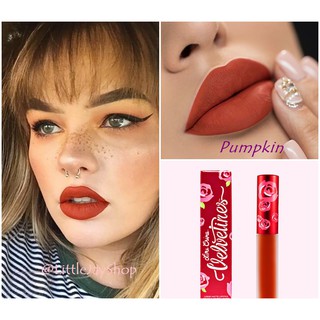 Lime Crime รุ่นจิ้มจุ่ม matte velvetines สี โทนแดง/ส้มอิฐ/น้ำตาลแดง ของแท้ พร้อมส่ง