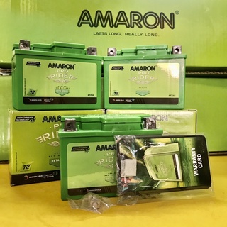 🇹🇭ส่งด่วน💢แบตเตอรี่มอเตอร์ไซค์ AMARON ETZ5S 12V5AH ของแท้พร้อมใช้งาน