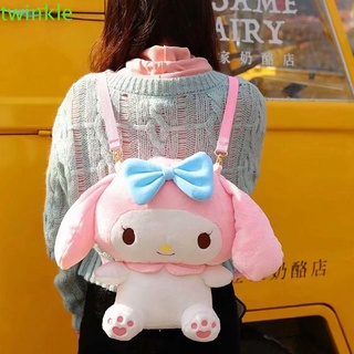 New Kawaii Japanese Style Backpack Plush White Dog Back Bag Girls School Bag Cartoon Kuromied Bags Girlfriend Kids Children Gifts