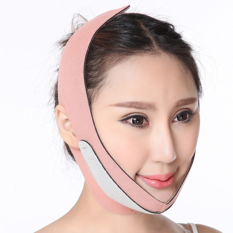 Layoto 2021 New Facial Thin Mask Face V Shaper Slimming Bandage Lift Up Sleeping Reduce Double 2426