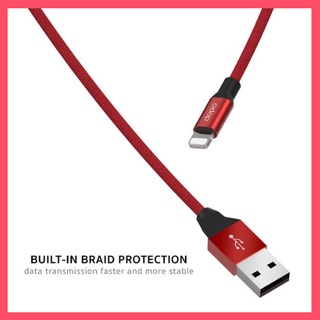 Cable Chager รุ่น Q8 i (Red) รับประกัน 1 เดือน